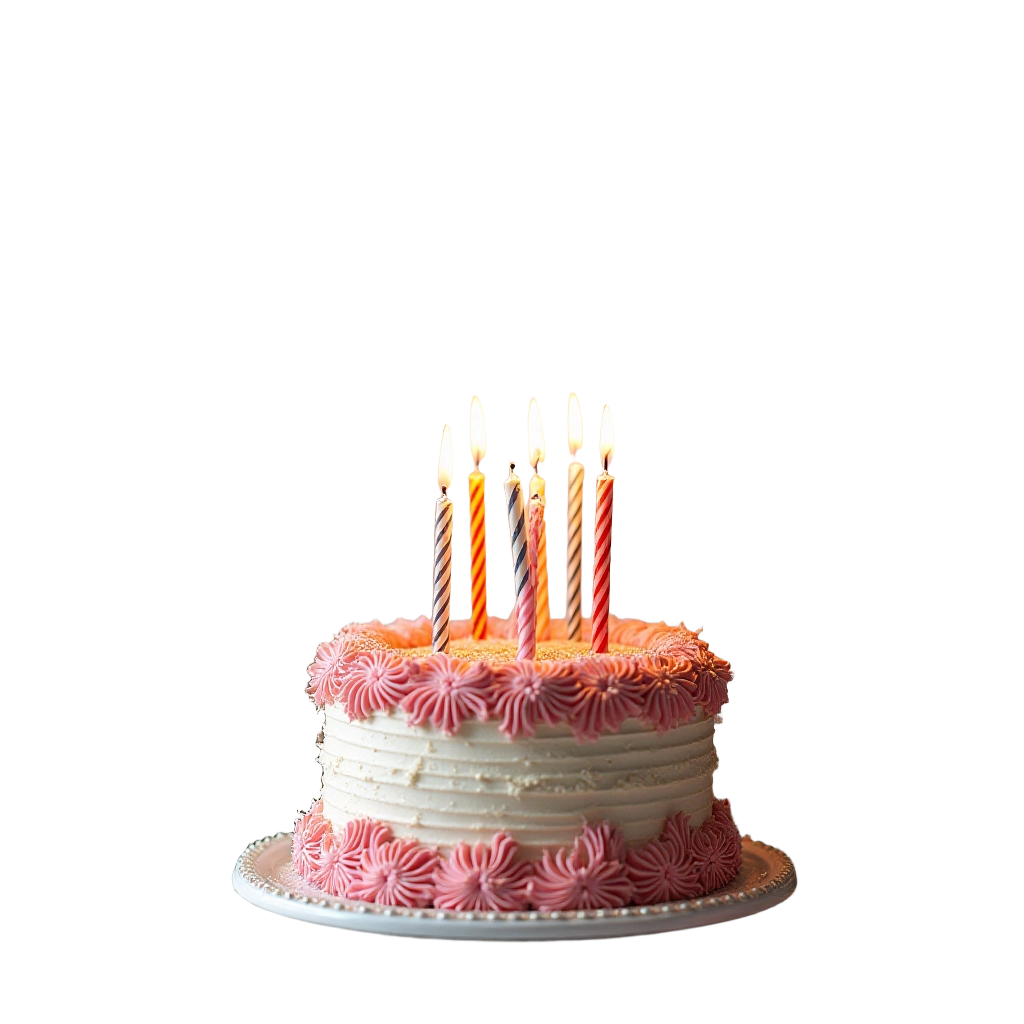 Birthday Cake with Candles